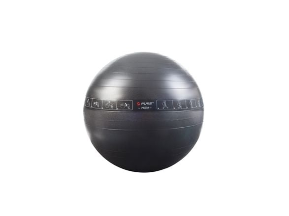Pure2Improve | Treningsball | Juodas | 75 cm