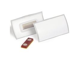 Durable 825919, Merkeholder, Portrett, Polypropylen (PP), Gjennomsiktig, 4 cm, 7,5 cm