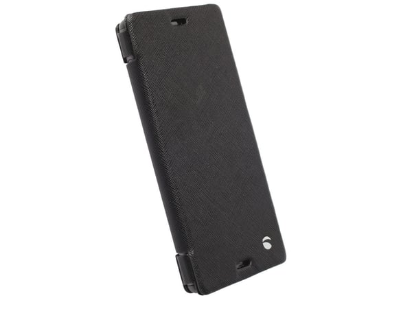 [OUTLET] - Krusell Malmö FlipCase Stand mfX - Flipomslag til mobiltelefon - syntetisk læder - sort - for Sony XPERIA Z3