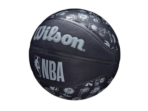 Wilson WTB1300XBNBA, 24,5 cm, Sort, Grå, Kunstig lær, Inne & Ute, Mønster, 1 stykker