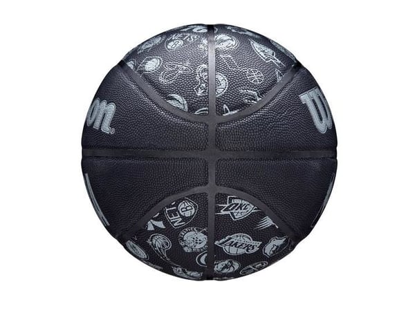 Wilson WTB1300XBNBA, 24,5 cm, Sort, Grå, Kunstig lær, Inne & Ute, Mønster, 1 stykker