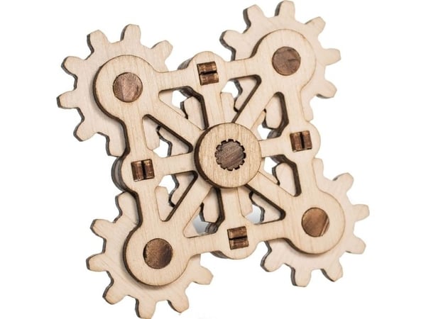 Ecowoodart EWA puinen 3D Mini Twister palapeli palapeli