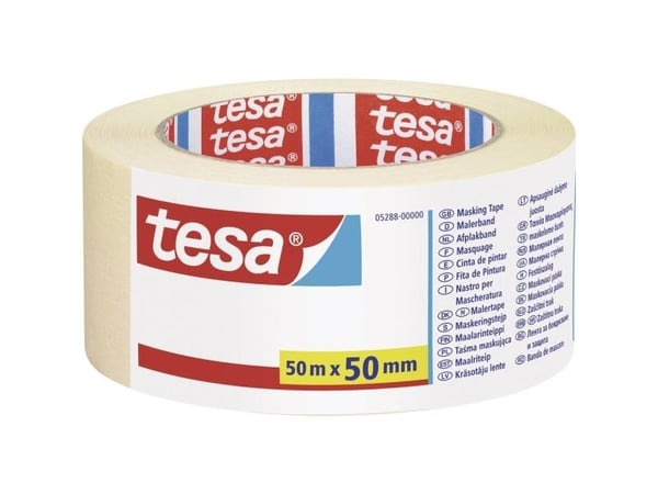 TESA 05288, For malere, Papir, Beige, 4 dager, 50 m, 50 mm