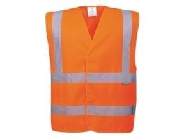 Varselväst Portwest C470, orange, stl. 2-3XL