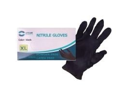 Engangshandsker, Safecare Nordic, 3,5 g, sort, nitril, str. XL