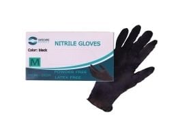 Nitrilhandsker, Safecare Nordic, 4,2 g, sort, str. S, pakke a 100 stk