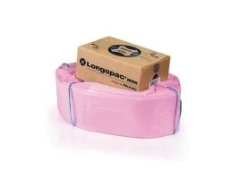 Slangepose Longopac Mini, 60 m, pink