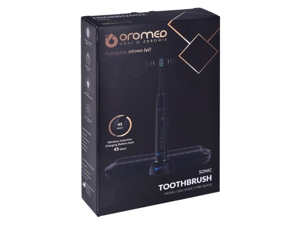 ORO-SONIC X PRO BLACK sonisk tandbørste