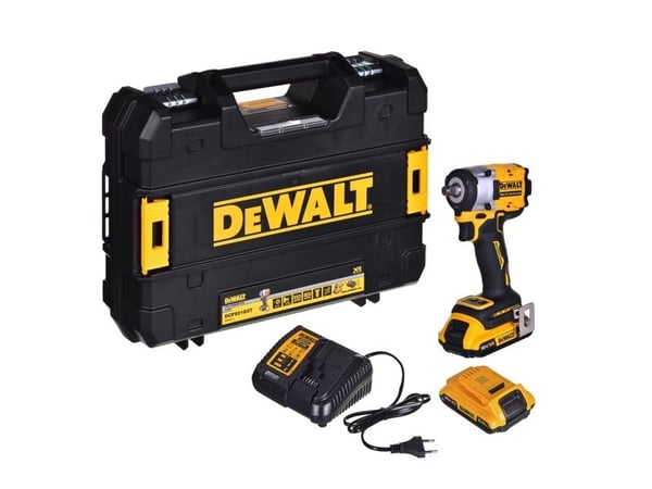 DEWALT 1/2" 18V 406Nm 2x2.0Ah TSTAK PIERCE-avain DCF921D2T DCF921D2T