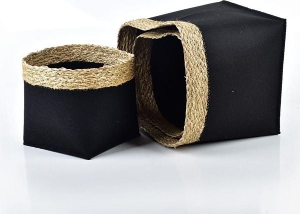 Mondex BALI sett med 3 kurver 31x31x28/28x28x23/23x23x20 cm