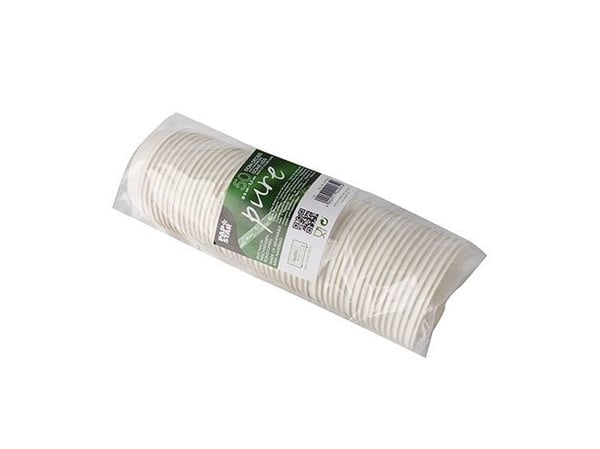 Låg Papstar Pure, 8 cm, värillinen, pakkaus 50 stk.