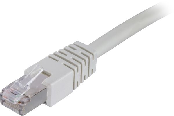 DELTACO - Koblingskabel - RJ-45 (hann) til RJ-45 (hann) - 10 m - FTP - CAT 6