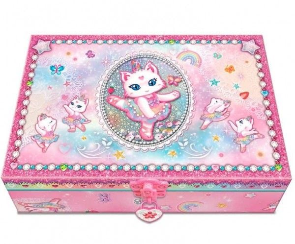 Pulio Pecoware notatset med notatbok – Katt ballerina