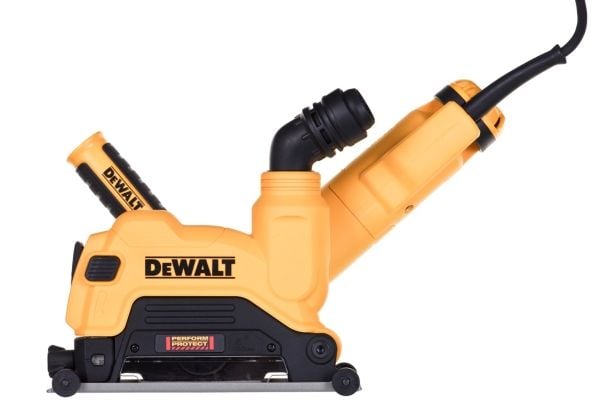 Vinkelrondell DEWALT DWE46107 + dammskydd 1400W 125 mm