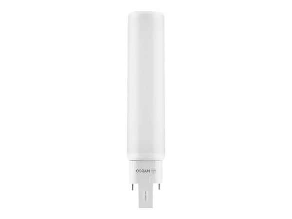 OSRAM DULUX D - LED-lyspære - mattslipt finish - G24d-3 - 10 W (ekvivalent 26 W) - klasse F - varmt hvitt lys - 3000 K
