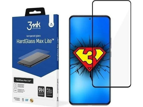 3MK HardGlass Max Lite Xiaomi 12T lajiteltu karkaistu lasi