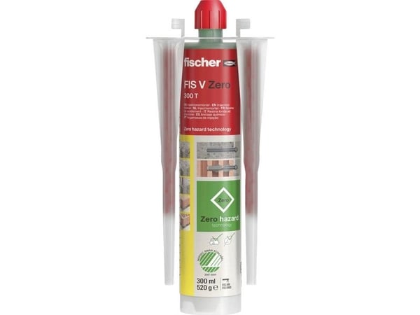 Fischer 558953, Laasti, Tahna (valmis käytettäväksi), 0,3 kg, Air brick, Tiili, ETA-20/0572 ETA-20/0574 ETA-21/0267 DoP No. 0238 DoP No. 0239 DoP N...