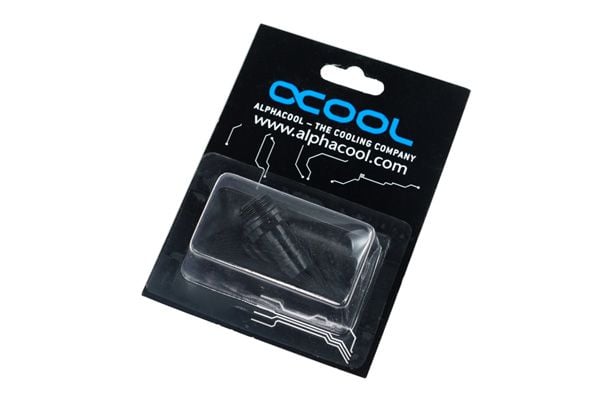 Alphacool HF-liitin suora G1/4 tuuman uros 10mm ID - musta