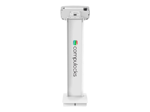 Compulocks iPad 10th-11th (A16) Gen Space Enclosure Brandable Floor Stand White - Monteringssett (stativ, hus) - for nettbrett - låsbar - høyverdig...
