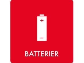 Kuvamerkki BATTERY 12x12 cm,1 kpl