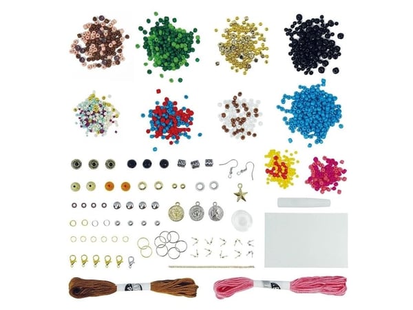 Buki Bohemian Jewellery, Children''s jewellery making set, 8 vuosi/vuosia, Monivärinen