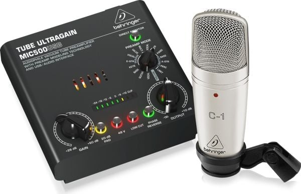 Behringer Voice Studio opptaks- og podkastingsett