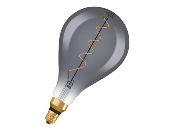 OSRAM Vintage 1906 - LED-filamentlyspære - form: stor drue - klar finish - E27 - 4 W (ekvivalent 15 W) - klasse G - komfort varmt hvitt lys - 1800 K