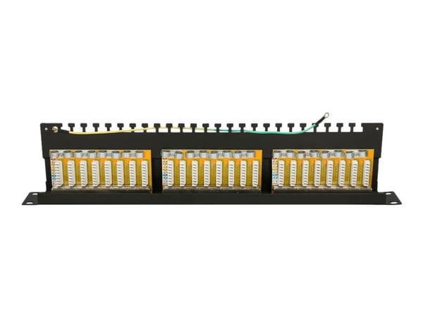 Extralink V2 - Koblingspanel - rackmonterbar - CAT 5e - STP - RJ-45 X 24 - 1U - 19"