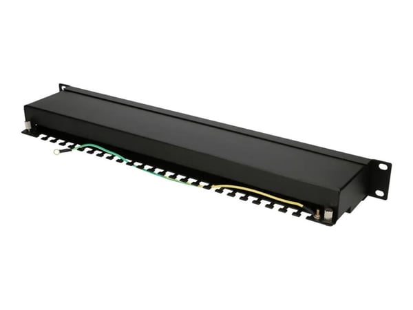 Extralink V2 - Koblingspanel - rackmonterbar - CAT 5e - STP - RJ-45 X 24 - 1U - 19"