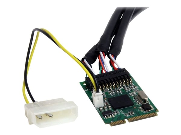 StarTech.com 3 Port 2b 1a 1394 Mini PCI Express FireWire-kortadapter - FireWire-adapter - PCIe Mini-kort - FireWire 800 - 2 porter + 1 x FireWire -...