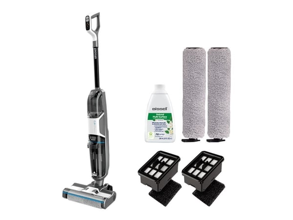 BISSELL CrossWave HF3 Pro 3641N - Støvsuger - pinne - uten pose - uten kabel - svart-hvit