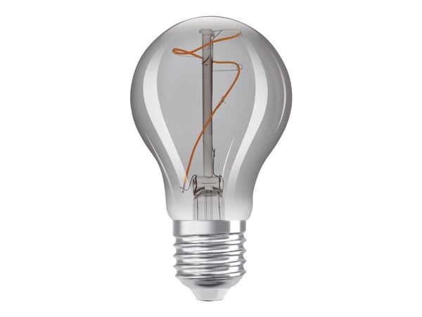 OSRAM Vintage 1906 - LED-filamentlyspære - form: A60 - klar finish - E27 - 3.4 W (ekvivalent 10 W) - klasse G - komfort varmt hvitt lys - 1800 K OSRAM Vintage 1906 - LED-filamentlyspære - form: A60 - klar finish - E27 - 3.4 W (ekvivalent 10 W) - klasse G - komfort varmt hvitt lys - 1800 K
