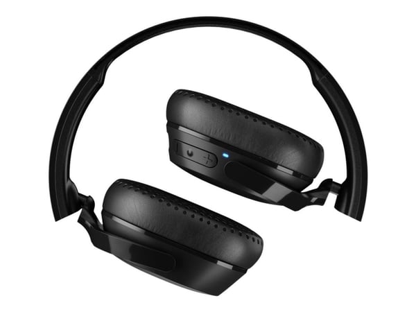 Skullcandy Riff Wireless 2 - Hodetelefoner med mikrofon - on-ear - Bluetooth - trådløs - ekte svart