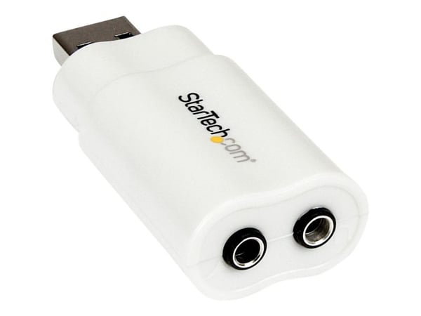 StarTech USB to Stereo Audio Adapter Converter - USB stereo Adapter - USB External sound Card - Laptop sound Card (ICUSBAUDIO) - Lydkort - stereo -...