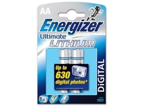 Energizer Ultimate Lithium - Batteri 2 x AA-typ - Li