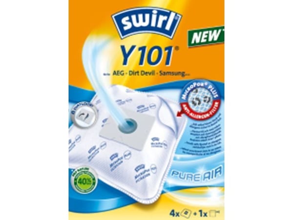 Swirl Y 101, Hvid, AEG AEG... Serie Ergo Essence/Ergo Essence, Kasse, AEG, Dirt Devil, Samsung
