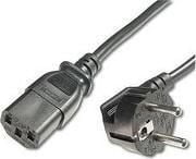 Microconnect PE010410, 1 m, Virtapistoke tyyppi E+F, C13 liitin, H05VV-F, 250 V, 10 A