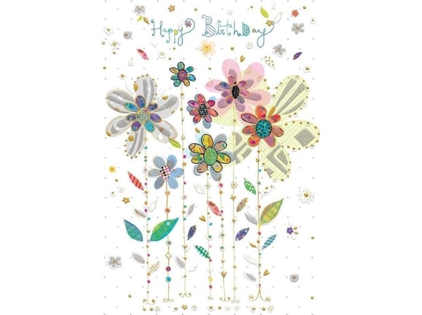 Turnowsky kort B6 + konvolutt MO7341X1, fargerike blomster