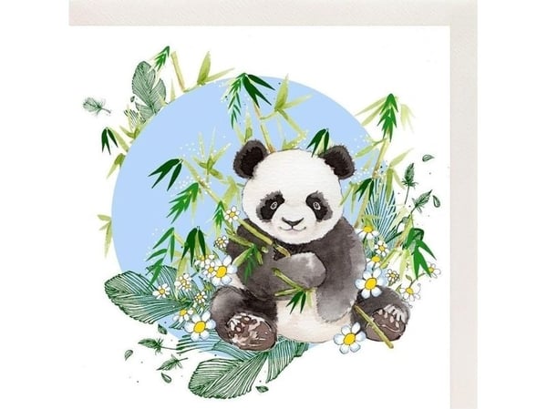 Clear Creation Swarovski-kort kvadrat CL2012 Panda