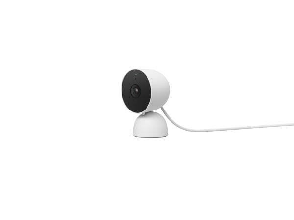 Google Nest Cam - Nettverksovervåkingskamera - innendørs - farge (Dag og natt) - 2 MP - 1920 x 1080 - 1080p - lyd - trådløs - Wi-Fi - H.264