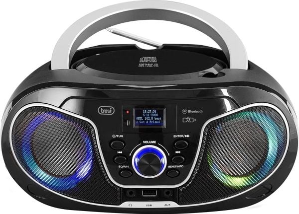 Trevi CMP 588, Digitaalinen, DAB,DAB+,FM, Afspiller, CD,CD-RW, Top, Blå