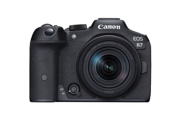 Canon EOS R7 - Digitalkamera - speilløst - 32.5 MP - 4K / 60 fps - 8.3optisk x-zoom RF-S 18-150 mm F3.5-6.3 IS STM linse - Wi-Fi, Bluetooth