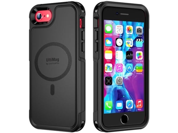 4smarts 452042, Suojus, Apple, iPhone SE3 / SE2 / 8 / 7, 11,9 cm (4.7"), Musta