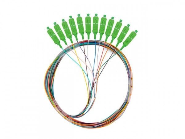Lanberg - Grisehale - SC/APC-enkeltmodus - 2 m - 0.9 mm - fiberoptisk - 9 / 125 micron - OS2 - multifarge