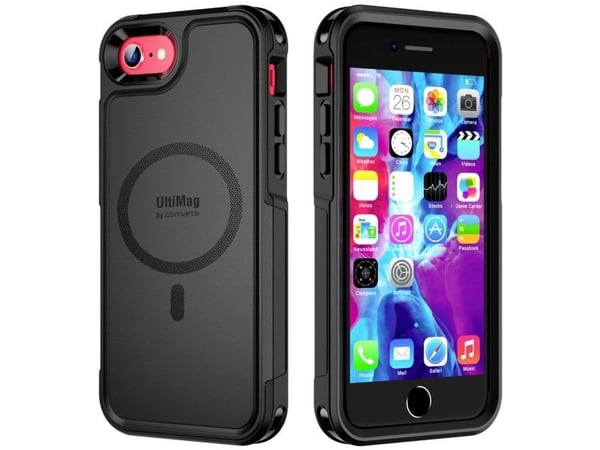 4smarts 452042, Suojus, Apple, iPhone SE3 / SE2 / 8 / 7, 11,9 cm (4.7"), Musta