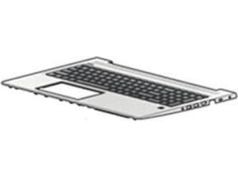 HP - Erstatningstastatur for bærbar PC - med ClickPad - Nederlandsk - med toppdeksel - for ProBook 450 G6 Notebook, 450 G7 Notebook, 455r G6 Notebook