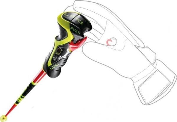 Leki Sauvat Leki WCR TBS SL 3D Punainen 2023