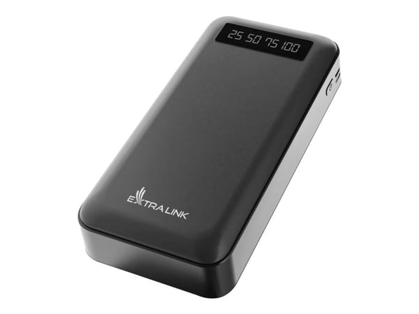 Extralink EPB-084 - Strømbank - 20000 mAh - 10 watt - 2.1 A (USB) - svart