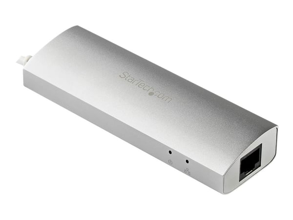 StarTech.com ST3300G3UA, Langallinen, USB, Ethernet, 5000 Mbit/s, Hopea, Valkoinen