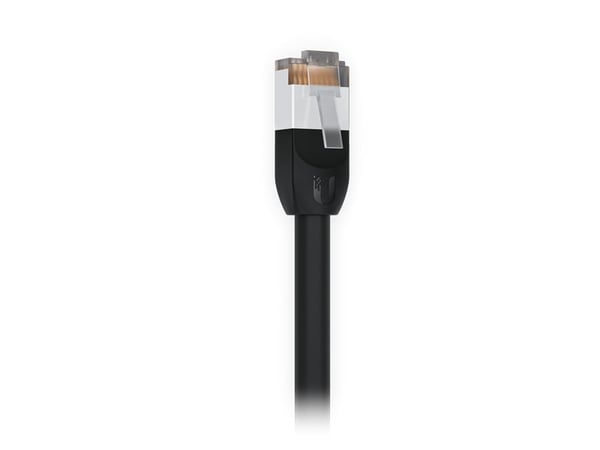 Ubiquiti UISP - Koblingskabel - RJ-45 (hann) til RJ-45 (hann) - 1 m - 6 mm - STP - CAT 5/5e - formstøpt, utendørs, robust - svart